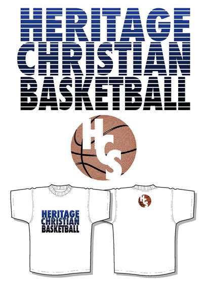 T-Shirt Design : HCS Basketball Shirt