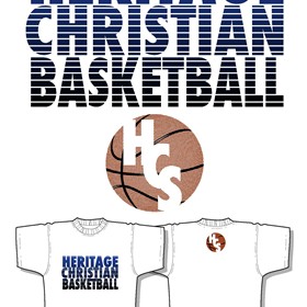 T-Shirt Design : HCS Basketball Shirt