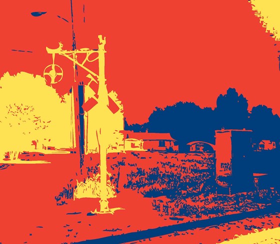 Photo Manipulation: Railroad Tracks